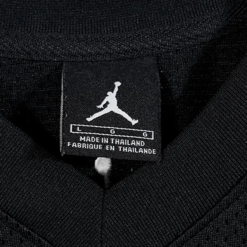 Jordan Jumpman Air Mesh Basketball Jersey Black White Gray Men’s Size L